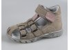 Kožené kotníčkové sandálky, sandály zn. ESSI S3050 (béžová)