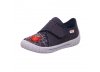 Dětská obuv zn. SUPERFIT - přezůvky, domácí (blue/red)