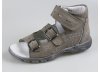 Kožené kotníčkové sandálky, sandály zn. ESSI S7035 (oliva).